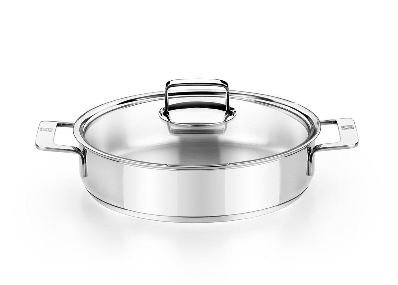 8411796112020.MAIN BRA SIGNATURE niski lonac sa staklenim poklopcem 26 cm 3,0 L - Slika 1