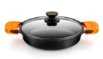 MONIX MAGMA niski lonac sa staklenim poklopcem 32 cm 5 L