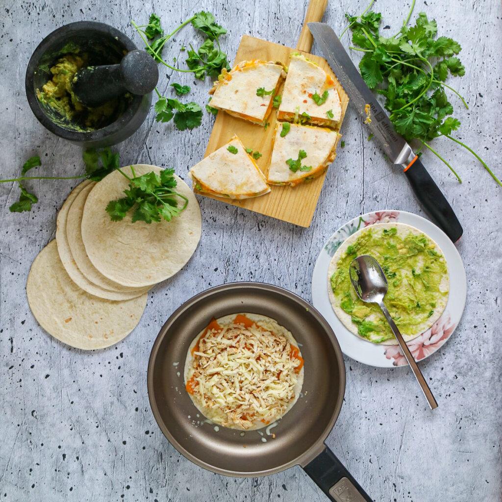 Piletina i avokado quesadillas