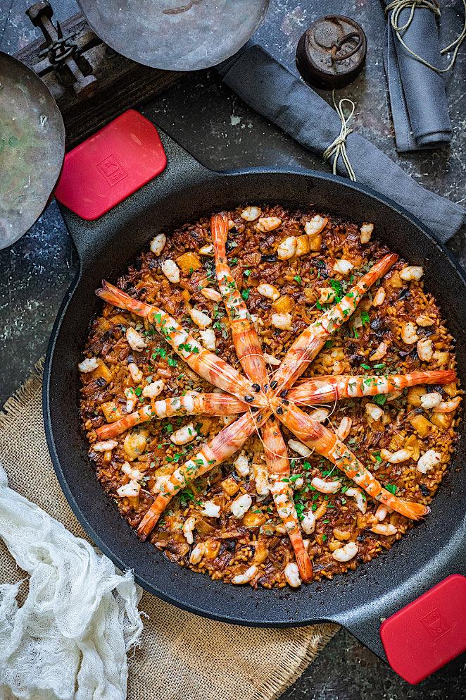 paella s kozicama